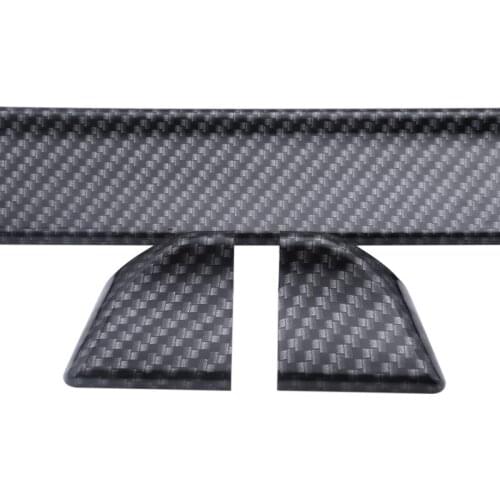 2021 Suitable For Top Fixed Wing / Non Perforated Carbon Fiber Rubber Tail Spoiler