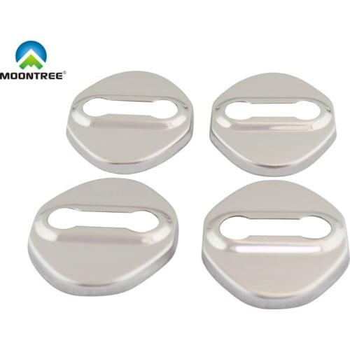 4 x Silver for Toyota CHR Corolla Camry Tacoma Car Door Lock Cover case sticker