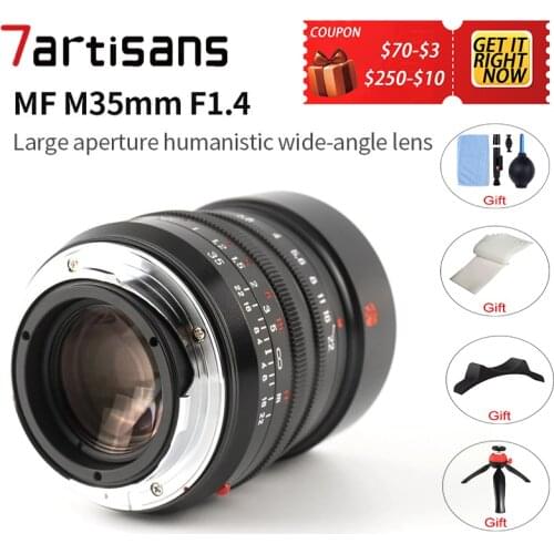 7artisans 35mm f1.4 full frame len to All mirrorless Series for SONY E-mount Cameras A7 A7II A7R A7RII A7m3 A7RM3 A7M3 free ship