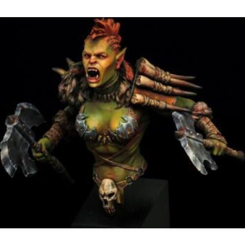 1/10 ancient woman warrior with Axe bust (NO BASE ) Resin figure Model kits Miniature gk Unassembly Unpainted