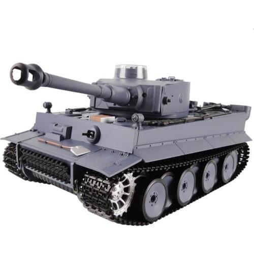 Radio Remote Control 1:16 Scale 2.4Ghz German Tiger I Battle Tank RC Battle Tank Smoke & Sound (Metal Gear & tracks)