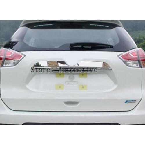 For Nissan Rogue x-Trail t32 2014 2015 2016 2017 Chrome Rear Trunk Lid Cover Tailgate Boot Back Door Trim Hatch Molding Garnish