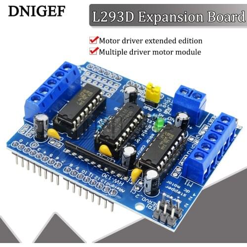 DNIGEF L293D Motor Drive Shield Dual for Arduino Duemilanove Motor Drive Expansion Board Motor Control Shield