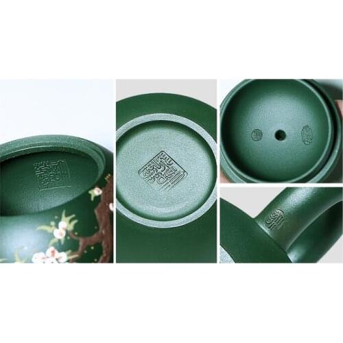 Yixing classic tea pot purple clay Xishi teapots beauty kettle Handmade Boutique Teaware Customized 188 ball hole filter 200ml