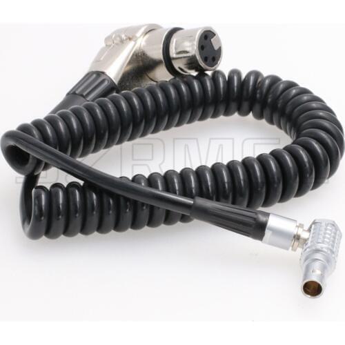 Camera Monitor Power Cable ARRI Alexa Camera TILTA kit 12V 0B 2 Pin Male to Right Angle XLR 4 Pin Female