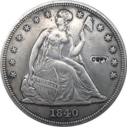 1840 Seated Liberty Dollar COINS COPY