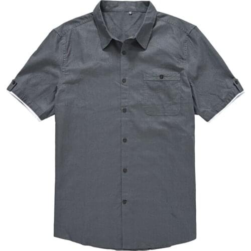 Mens Shirts Short Sleeve Summer Clothes Man 2021 Oversized Big Plus Size Linen And Cotton Flax 10XL Mens Clothing Fashion