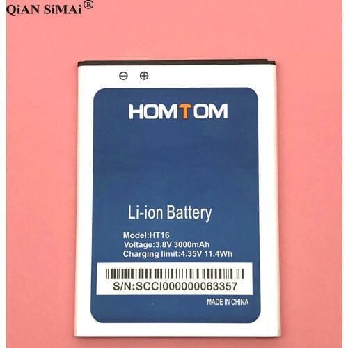 New High Quality HT16 3000mAh battery For Homtom HT16 Pro phone + Tracking Code