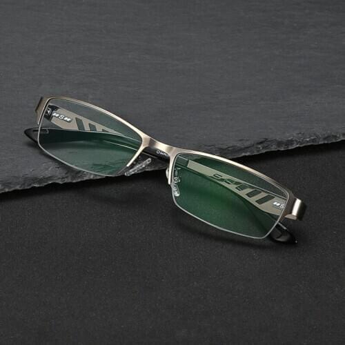 -1 -1.5 -2 -2.5 -3 -3.5 -4 -4.5 Myopia Glasses Men Retro Metal Frame Square Students Myopia Glasses Frame For Women 2020