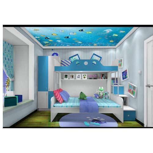 Custom photo wallpaper 3d ceiling wallpaper Marine fish vector children room ceiling frescoes background wall papers decoration