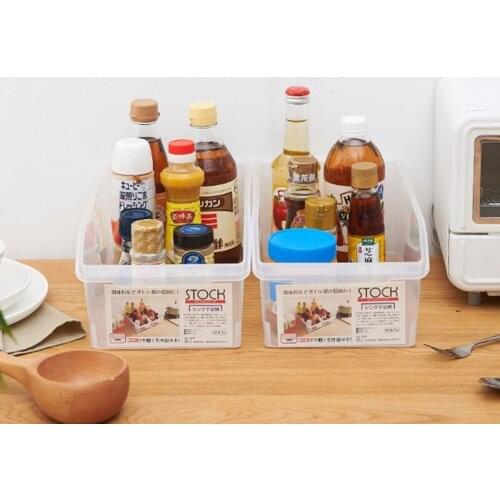 P15D Clear Plastic Refrigerator Food Storage Box Drawer Container Kitchen Organizer