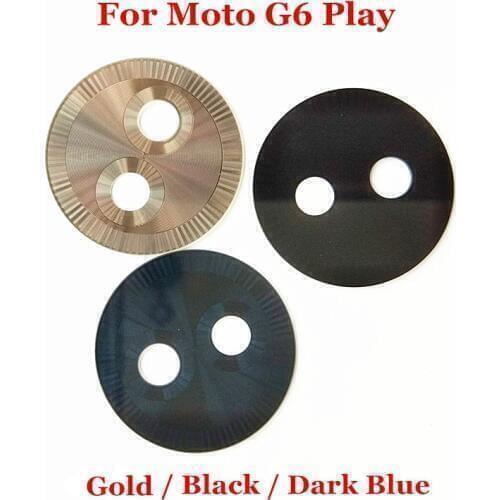 10x Rear Back Camera Glass Lens with Stikcer Replacement Parts For Motorola Moto G6 Play
