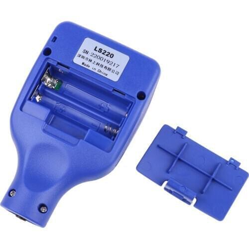 Paint Coating Thickness Tester 0-2000μm 0.1μm Fe NFe Probe Gauge LS220 for Auto Car