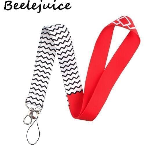 Twin Peaks Neck keychain necklace webbings ribbons Anime Cartoon Neck Strap Lanyard ID badge holder Keychain Lanyards