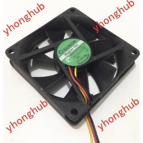 SUNON KDE1207PHV1-A 11.MS.F DC 12V 2.8W 3-Wire 70x70x15mm Server Cooling Fan