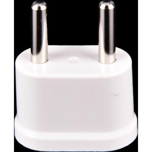 1PCS New US (USA) to EU (Europe) Travel Power Plug Adapter for USA converter White Charger Charging Adapter Converter Adaptor