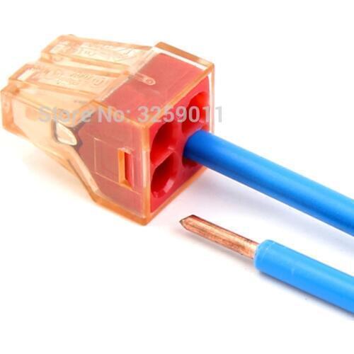 1pcs Push in Wire wiring Connector For Junction Boxes 4pin conductor terminal block PCT-604/773-604 16-12 AWG