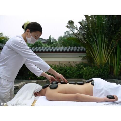 2 pcs acupuncture massage Spa stone energy stone massage hot stone 8cm * 8cmSZ