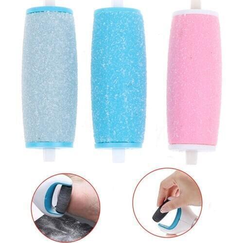 4Pcs/set Extra Coarse Replacement Refill Roller Head Dark Gray For Electric Pedicure Foot File Tools