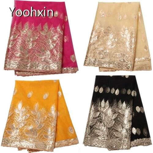 5 Yards Fashion lace sequin embroidery african fabric flower lace collar Fabric Sewing DIY ribbon lace dress craft guipure decor