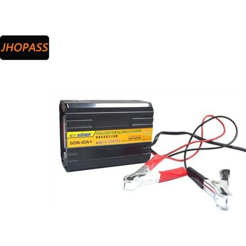 6V/12V 10A Full Automatic LCD display smart DC220V Fast Battery Charger For Car/ Motorcycle lead acid battery charger