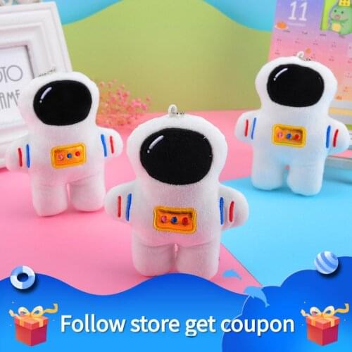 Keychain Pendant Stitch Plush Toys Astronauts Stuffed Backpacks Bag Keyring Anime Car Accessories Cute Decoration
