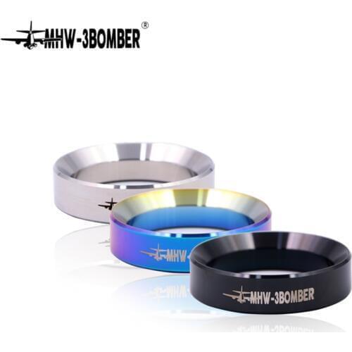 58mm Stainless Steel Intelligent Dosing Ring Brewing Bowl Coffee Powder for Breville Barista Portafilter Coffee Tamper