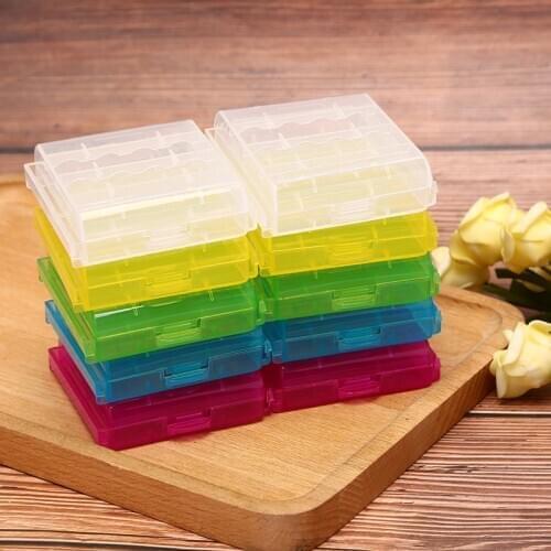 Hard Plastic 18650 Battery Storage Boxes Case Holder for Waterproof