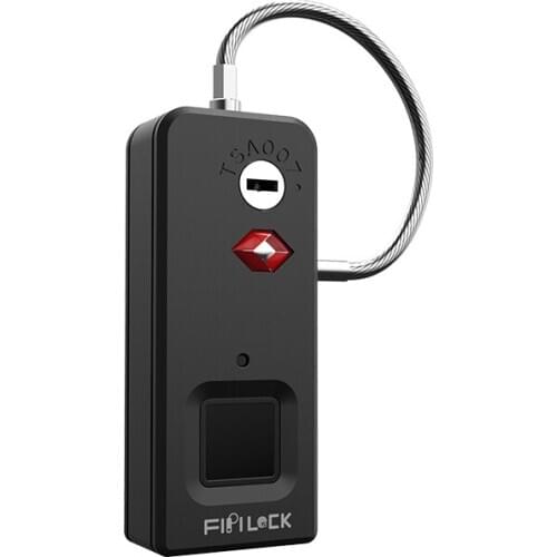 FIPILOCK FL-S2TSA Overseas customs lock TSA special key suitcase smart fingerprint padlock fingerprint padlock lock