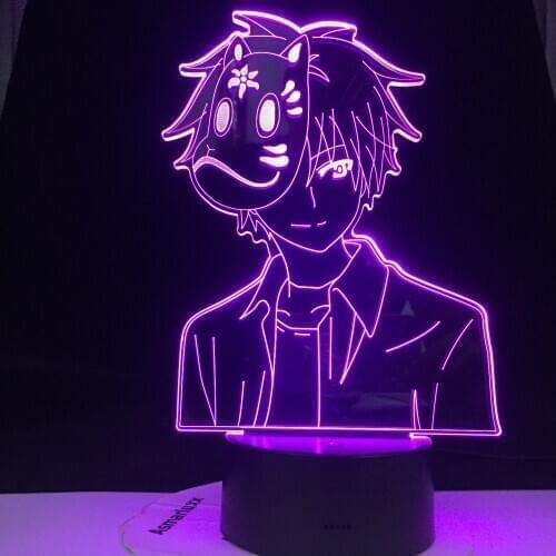 Hotarubi No Mori E Ginn Figure Anime Night Light for Kids Girl Room Decor Movie The Light of The Fireflies Forest Kinn Gift Lamp