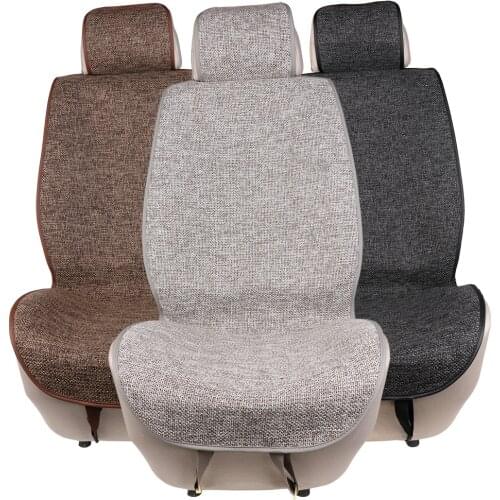 1 Piece Car Seat Cushion mat Can Machine wash / Artificial Linen Single Auto Seat covers Fit Most Car Truck Suv or Van