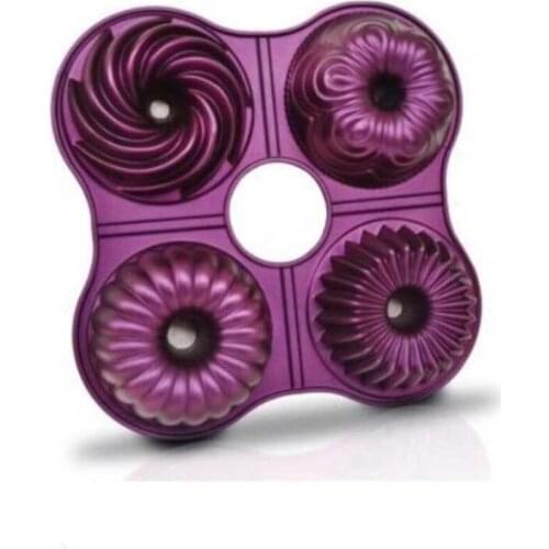 MSLR-0003 Galaxy 4 Pcs Cake Mold four separate mold in one