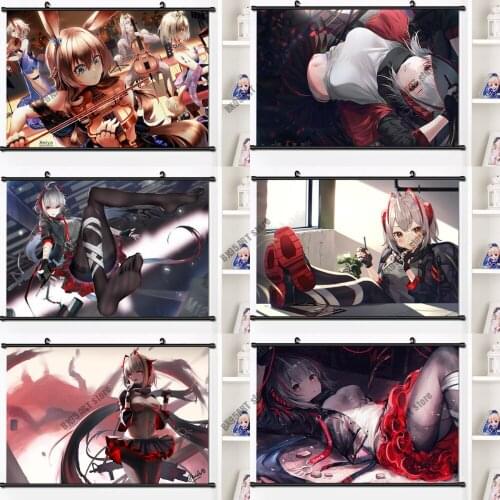Full Square Drill Diamond Painting Anime Game Arknights Projekt Red Silence Cross Stitch Kits Mosaic Embroidery Room Decoration