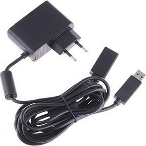 EU/US Home Wall Power Supply AC 100V-240V Adapter Extension Charging USB Cable for Xbox 360 Console Kinect Sensor Charger