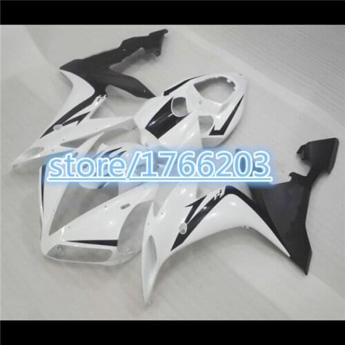 YZF R1 04-06 fairings for YZF R1 2004 2006 YZFR1 YZF 1000 R1 04 2005 06 fairing kits white black BBF