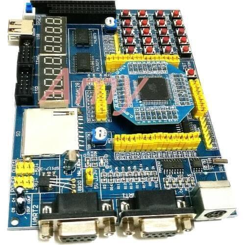 ATMEGA128 development board test board supports SD card TFT color LCD stepper motor Infrared Specials