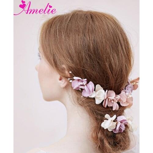 Beach Holiday Princess Girls Hair Accessories Hawaiian Party Dress Wreath Hair Loop Bohemia Hairbands Wedding Headpieces 12pcs
