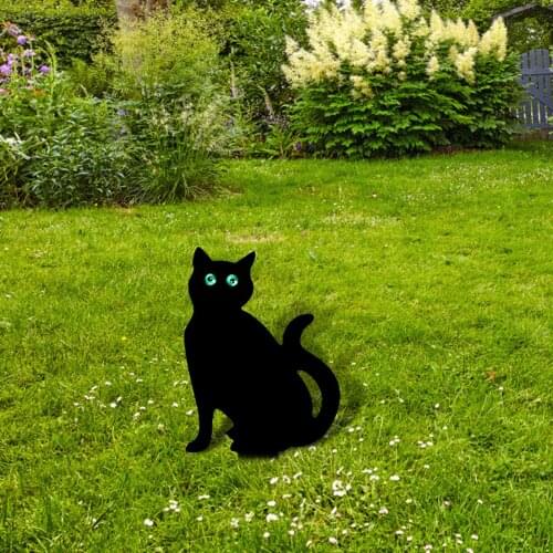 Cat Garden Stake Realistic Waterproof Animal Decoration For Courtyards Backyards Lawns Reusable Weatherproof Garden Decoration