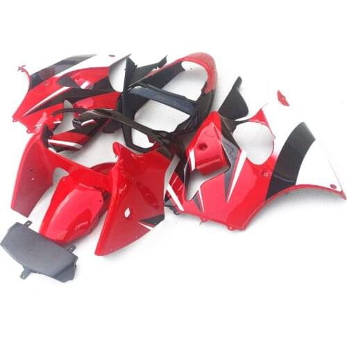 Lowest Price Injection Motorcycle parts for Kawasaki Ninja ZX6R fairing kit 2000 2001 2002 red black set zx6r 00 01 02 YH41