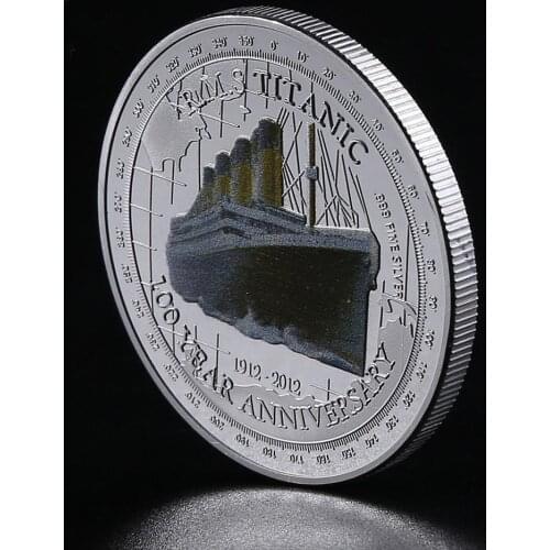 1912 Titanic Silver Coin 100 Year Anniversary Memory Of Rms Victims Commemorative Tragedy Of The Titanic Coins