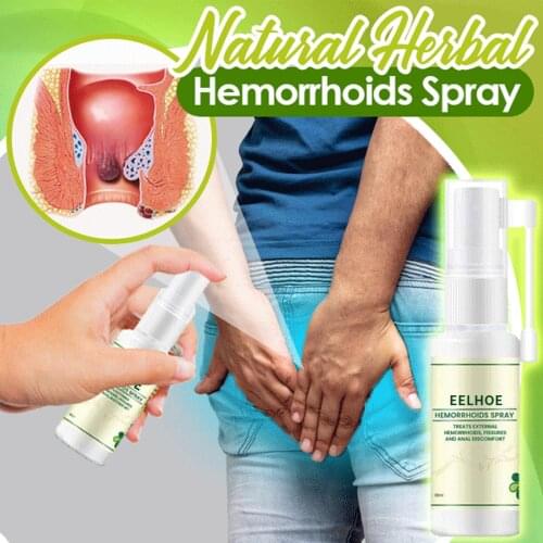 Herbal Anal Hemorrhoids Spray Treatment Crack Internal & External Anal-Fissure Painkiller Mild And Safe Health Care