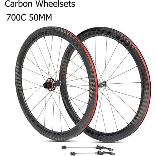 RETROSPEC R8.0pro carbon wheelset 700C 50mm clincher cycling road bike wheels