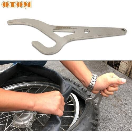 OTOM Universal Motorcycle Repair Tool Car Tire Changer Demount Manual Portable Wrench For HONDA YAMAHA SUZUKI BMW KTM KAWASAKI
