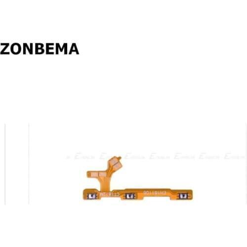 ZONBEMA 50pcs Power On Off Button Volume Switch Key Control Flex Cable Ribbon For HuaWei P Smart 2019 Repair Part
