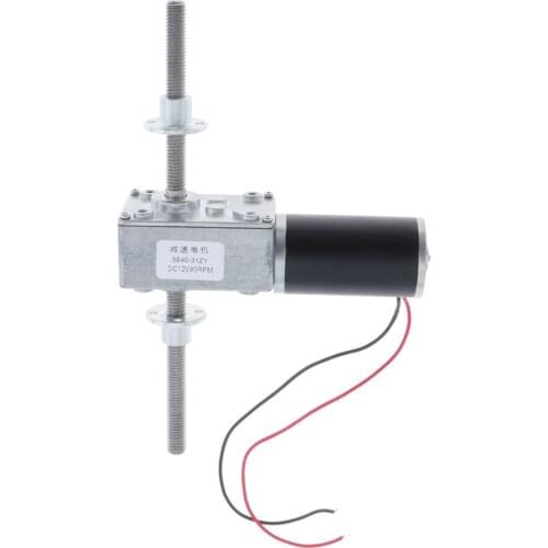 1pc Reduction Gear Motor DC12V 80rpm Large Turbo Worm Motor