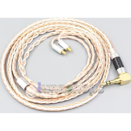 LN006707 16 Core Silver Plated OCC Mixed Earphone Cable For Audio Technica ATH-CKR100 ATH-CKR90 CKS1100 CKR100IS CKS1100IS