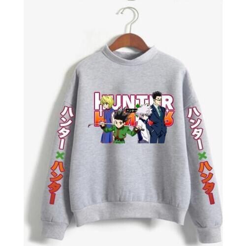 2020 Anime Hunter X Hunter Killua Leorio Kurapika Gon Hisoka Pullover Hoodie Streetswear Tops