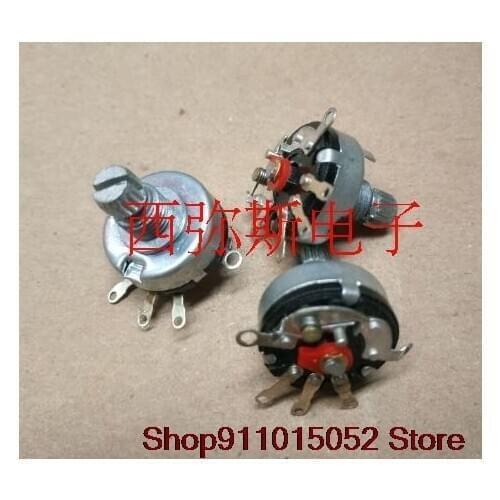 5 PCS with switch potentiometer radio with axial length 10 mm and 10 k with 5 foot switch, switch potentiometer