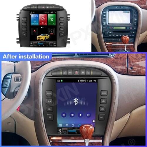 6G+128GB Android 10.0 For Jaguar S-TYPE 2004-2005 Radio Carplay GPS Navigation Auto Audio Stereo Head Unit Multimedia Player DSP
