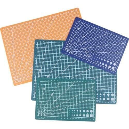 A4/A5 Craft Card Fabric Leather Paper Board Grid Lines Self Healing Cutting Mat DIY Tools Woodworking Mats Handmade Mats